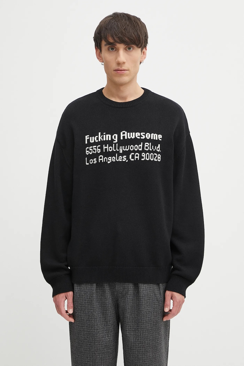 Fucking Awesome sweter bawełniany FA Hollywood