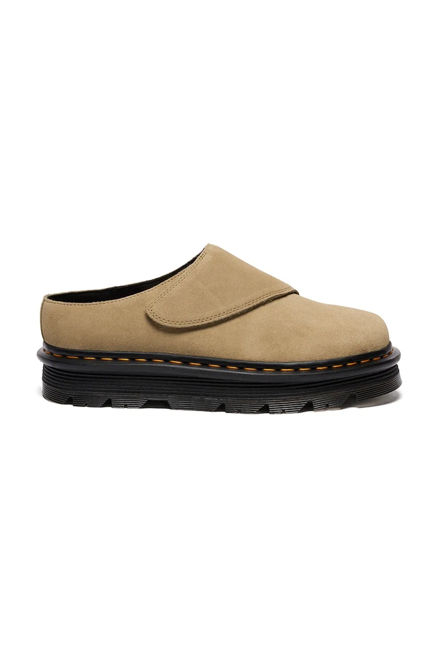 Damskie Dr. Martens klapki zamszowe ZebZag AnyWair Mule