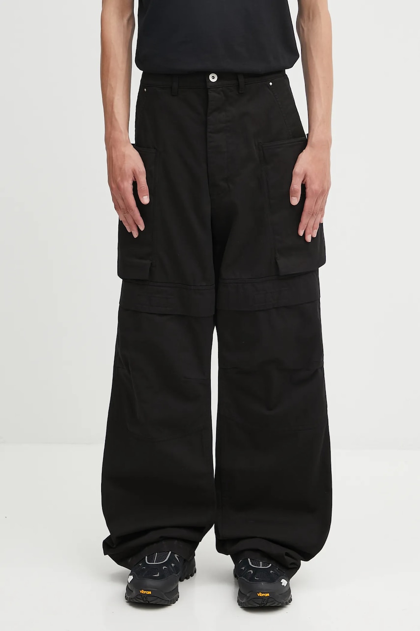 Rick Owens DRKSHDW spodnie bawełniane Stefan Cargo