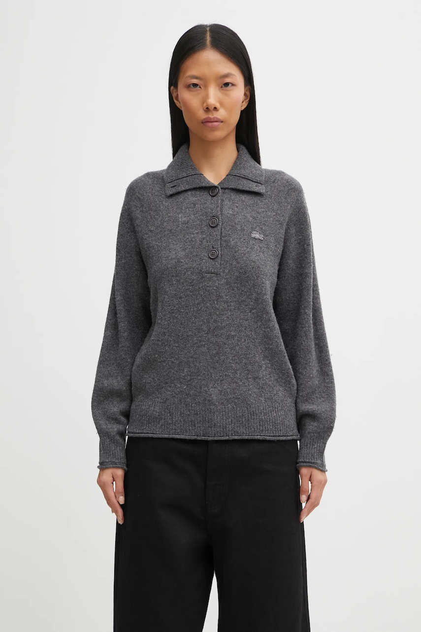Lacoste sweter wełniany