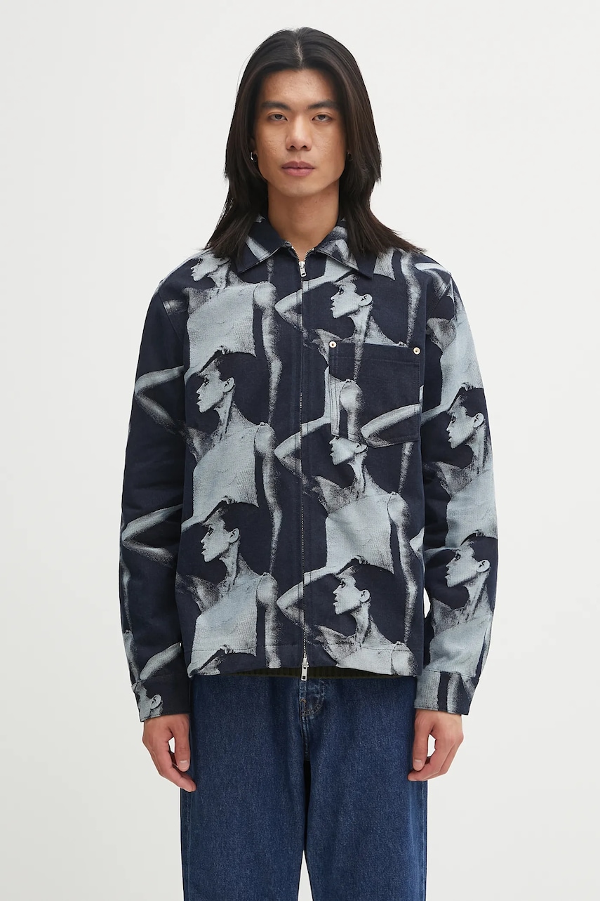 Wales Bonner kurtka bawełniana Jet Zip Jacket