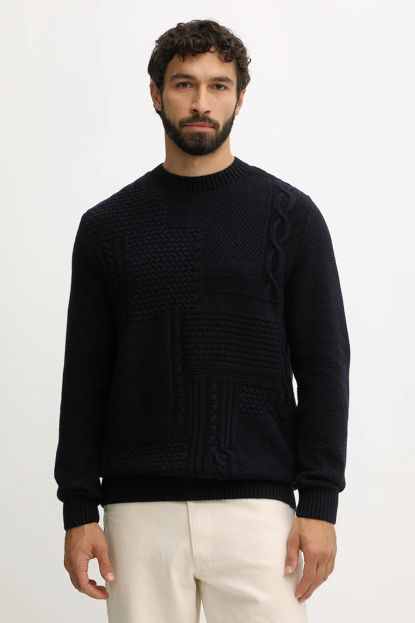 Barbour sweter wełniany