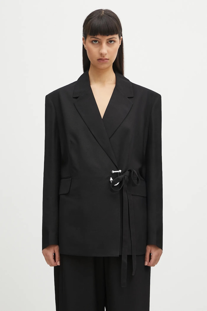 JW Anderson marynarka z domieszką jedwabiu Tailored Wrap