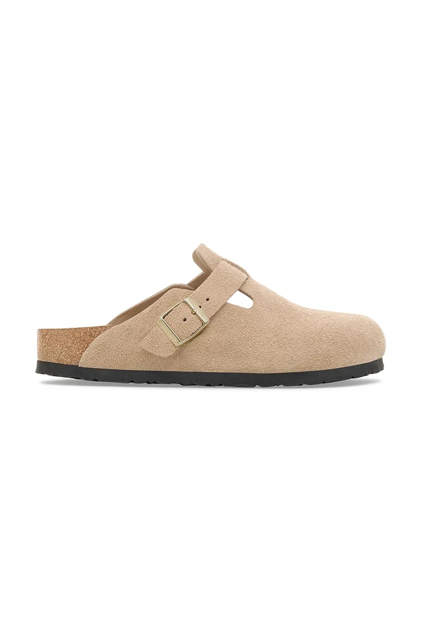 Birkenstock klapki zamszowe Boston