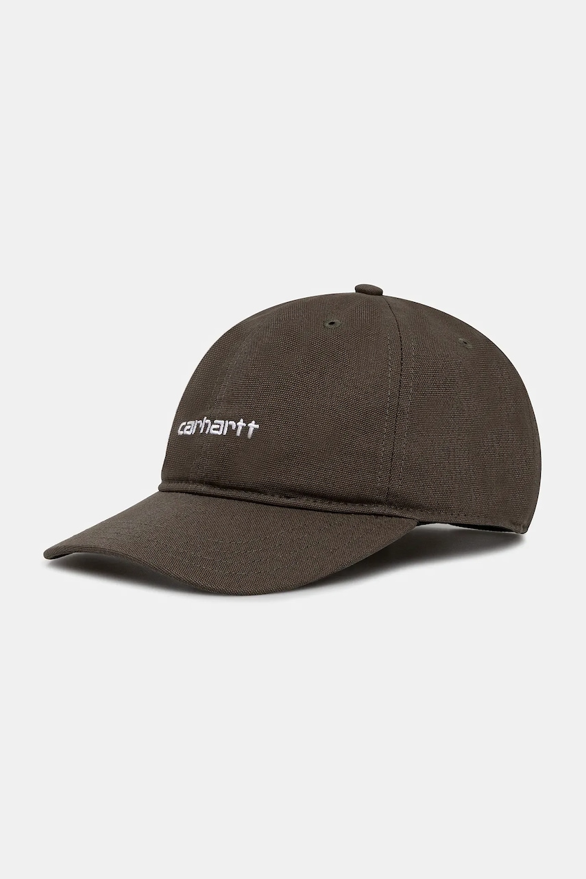 Carhartt WIP czapka z daszkiem bawełniana Canvas Script Cap
