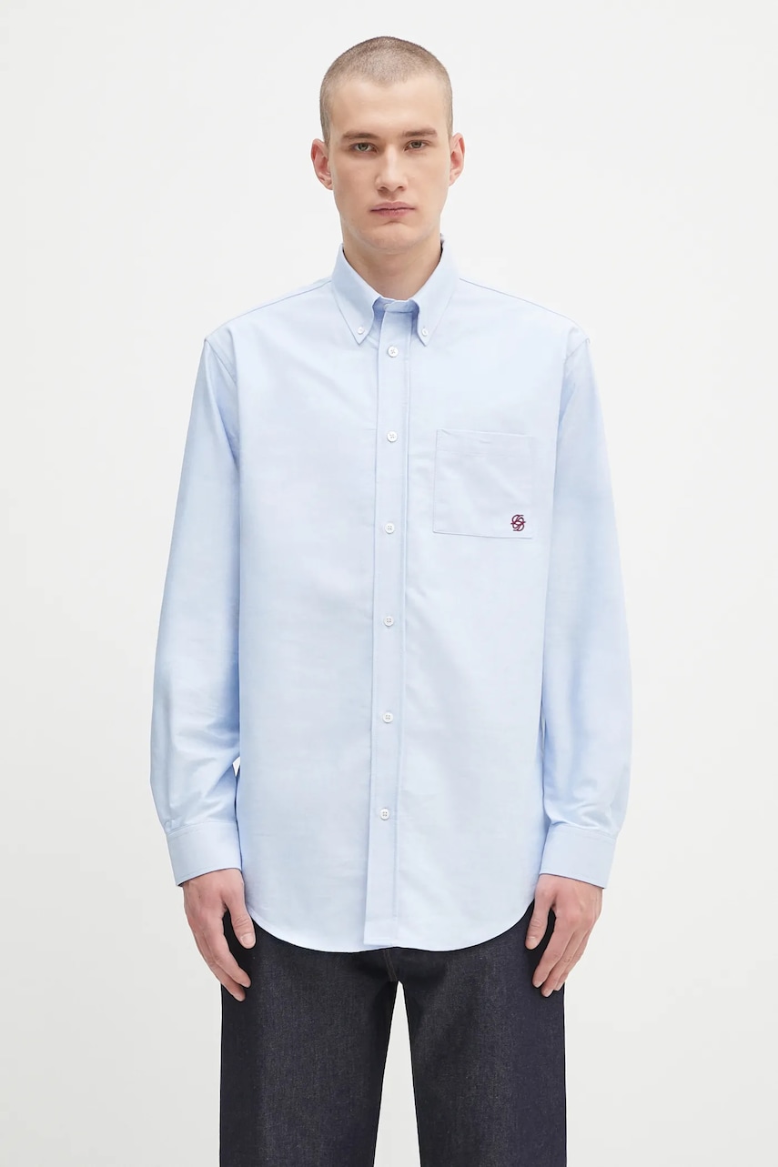 Drôle de Monsieur koszula bawełniana La Chemise Oxford