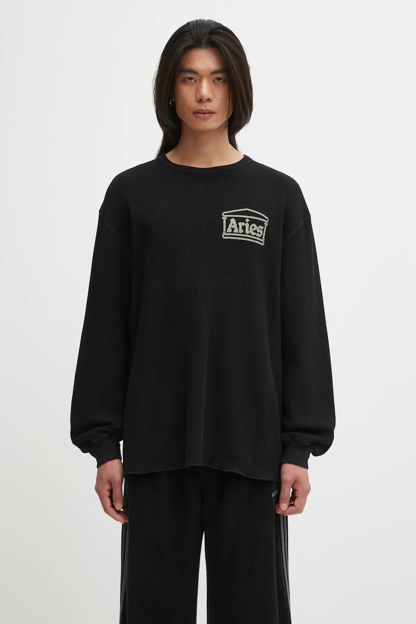 Aries longsleeve bawełniany Reversible Temple