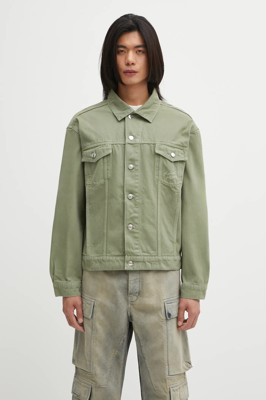 Maison Kitsuné kurtka bawełniana Trucker