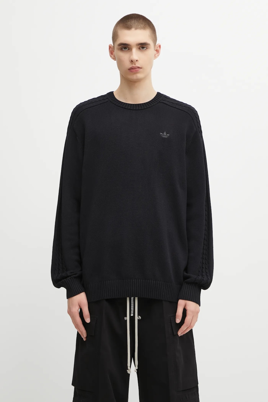 adidas Originals sweter bawełniany P Ess Knit Crew