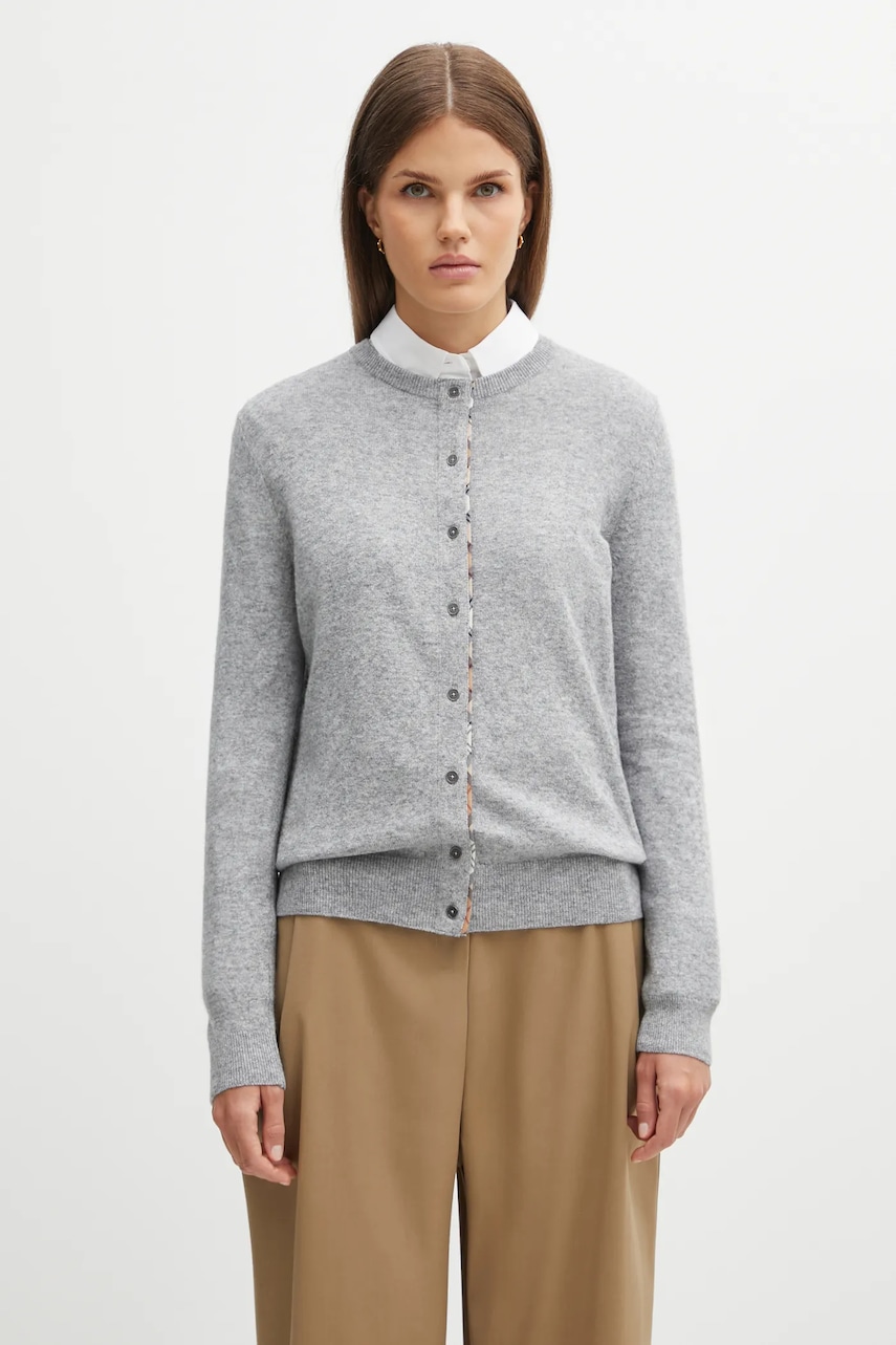 Barbour kardigan z dodatkiem wełny Pendle Knitted Cardigan
