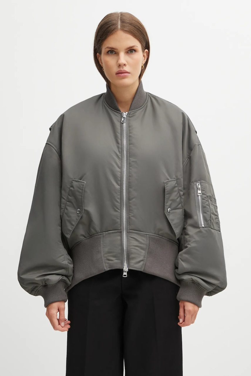 JW Anderson kurtka bomber Oversized Curved Hem Bomber