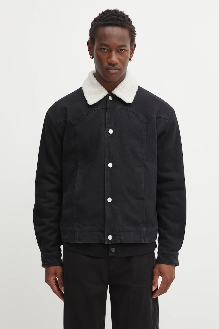 Aries kurtka jeansowa Sherpa Denim Car Coat