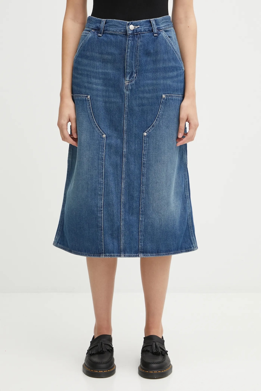 Carhartt WIP spódnica jeansowa W' Double Knee Skirt