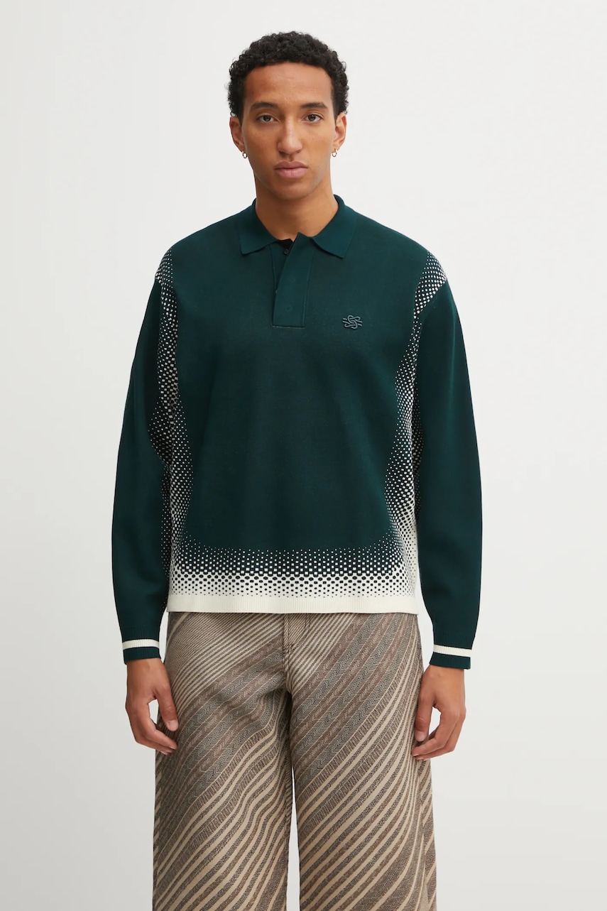 Filling Pieces sweter Knit Shirt Rugby
