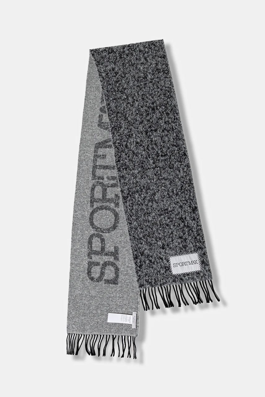 Sportmax szalik z dodatkiem wełny LIRICHE