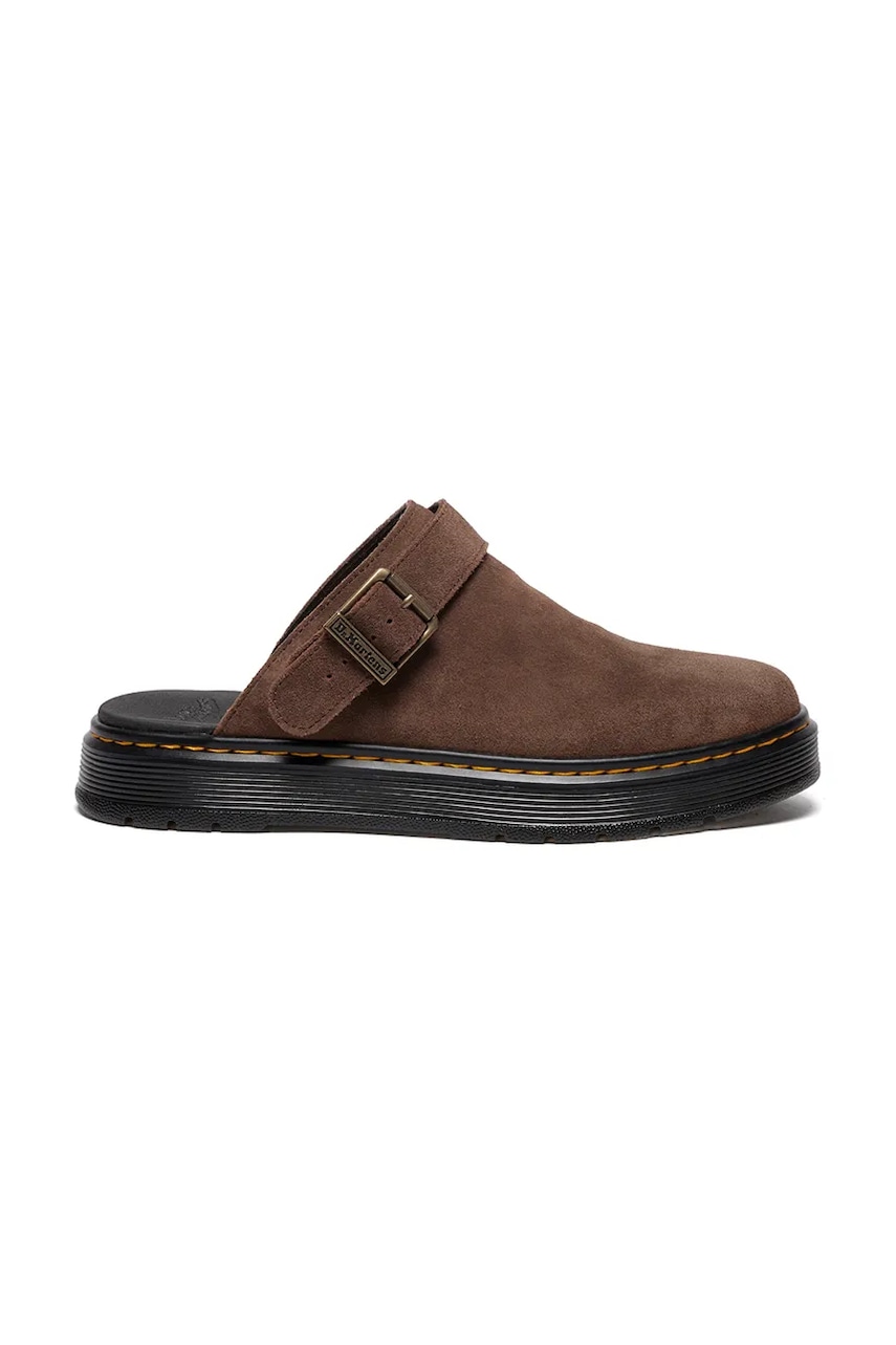 Męskie Dr. Martens klapki zamszowe Brookline Mule Mule