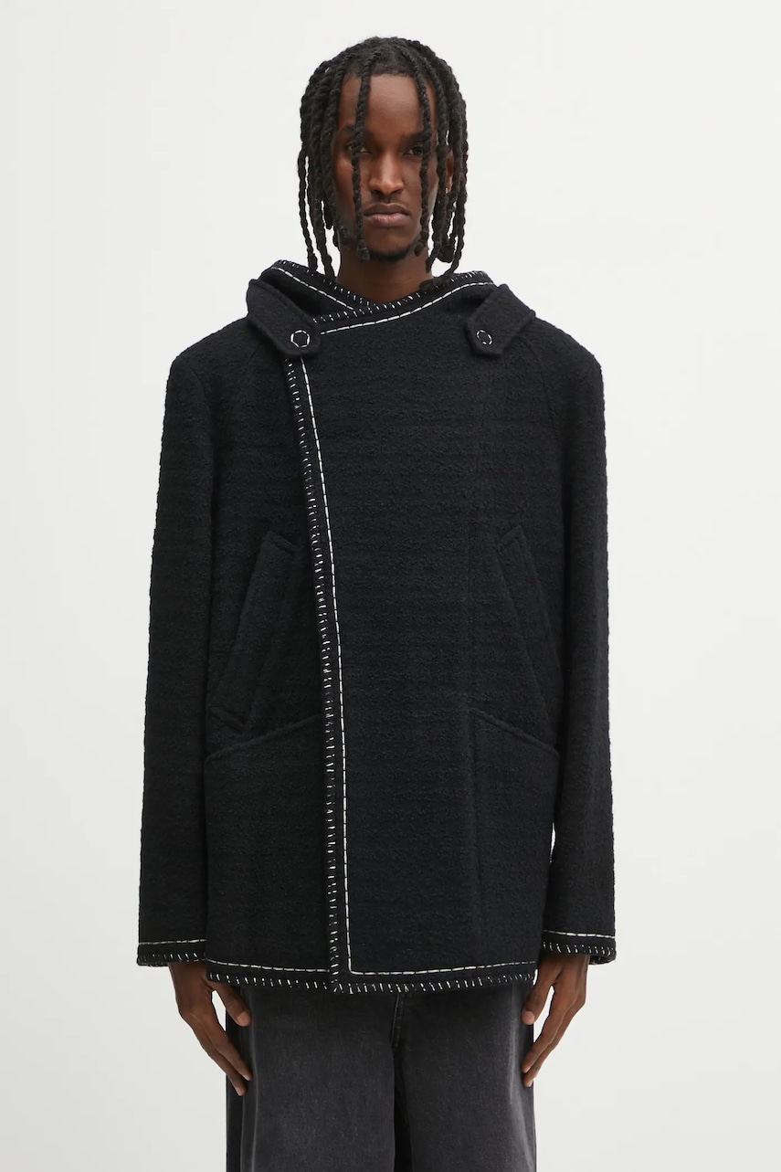 Ader Error płaszcz z dodatkiem wełny COAT
