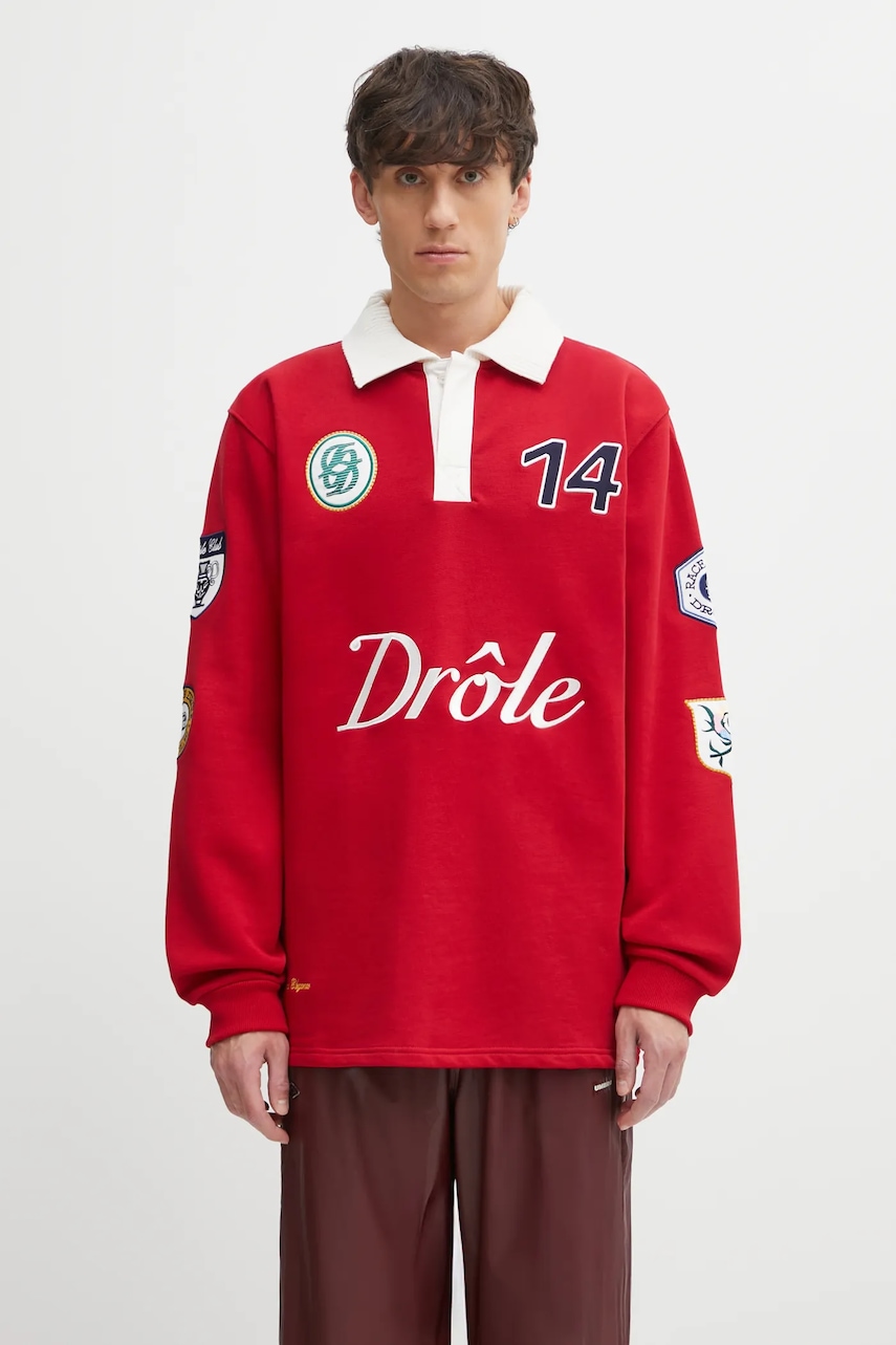 Drôle de Monsieur longsleeve bawełniany Le Polo Racing