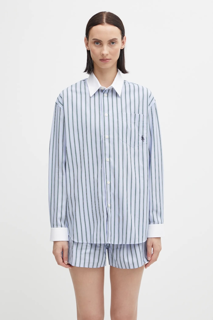 Sporty & Rich koszula bawełniana Src Oversized