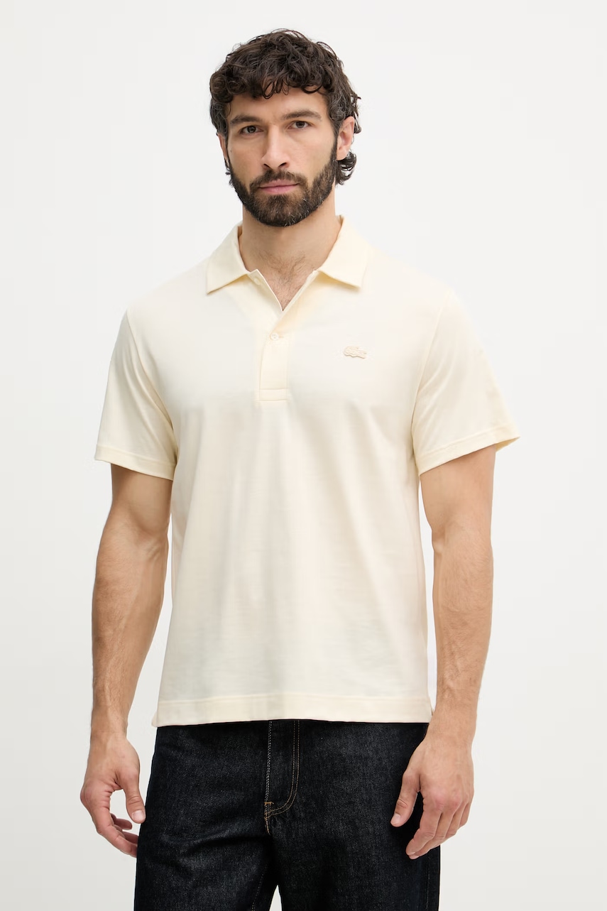 Lacoste polo bawełniane męskie