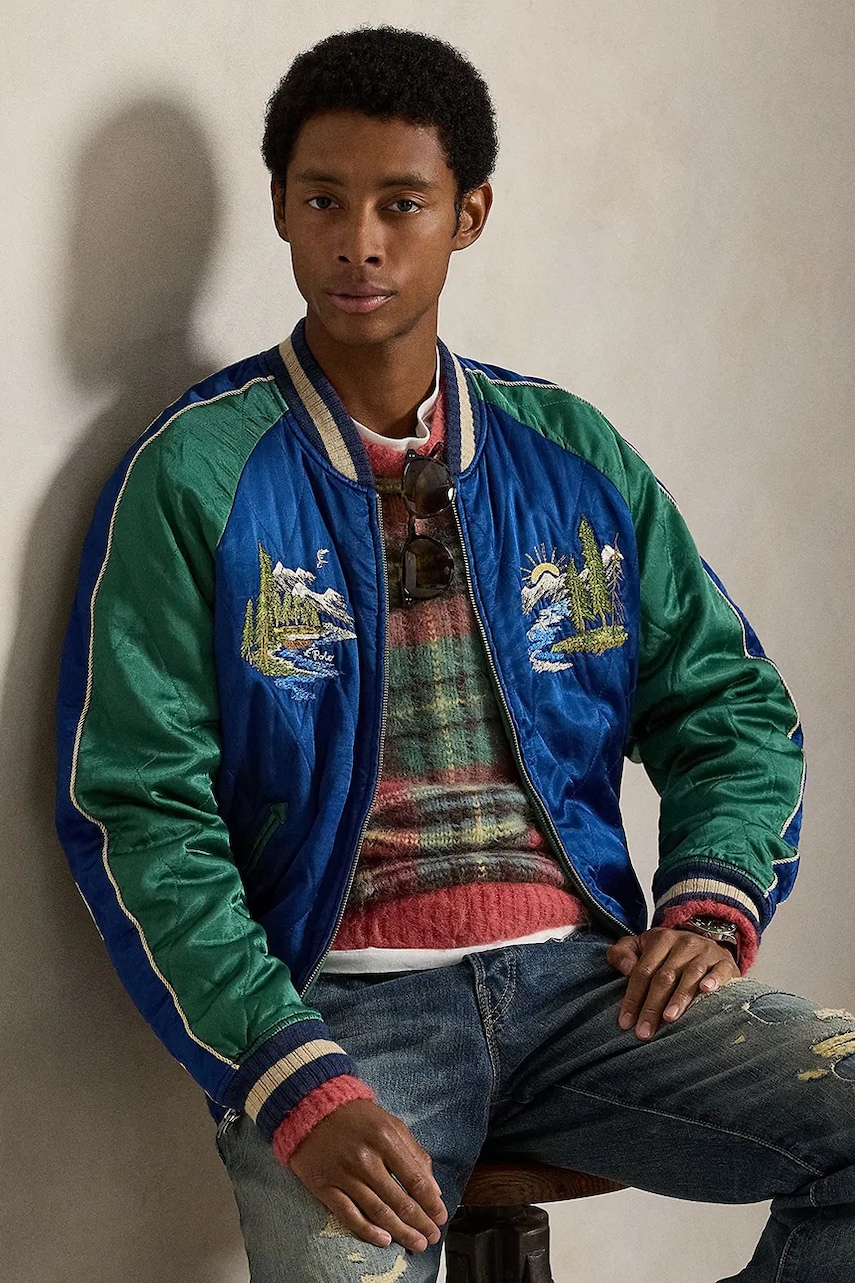 Polo Ralph Lauren kurtka bomber TAKIHYO SATIN.SVNR