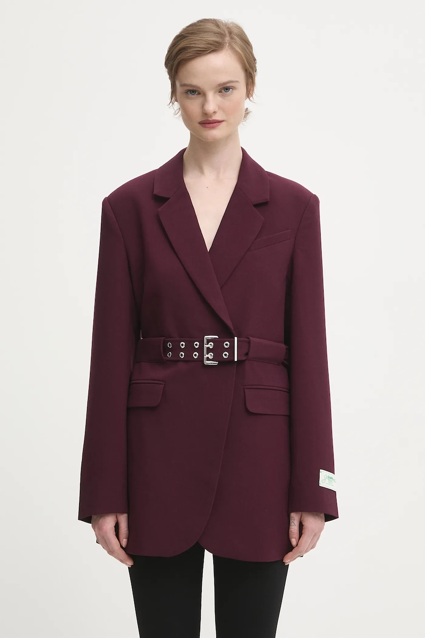GANNI marynarka Future Twill Suiting