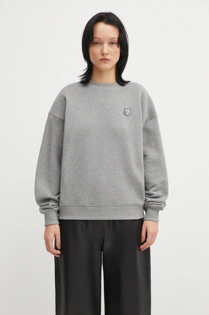 Maison Kitsuné bluza bawełniana Bold Fox Head Patch