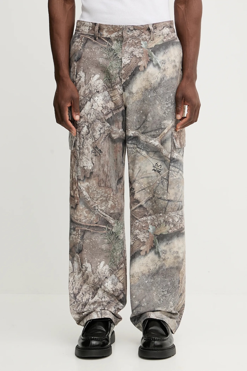 Represent spodnie bawełniane Real Tree Camo