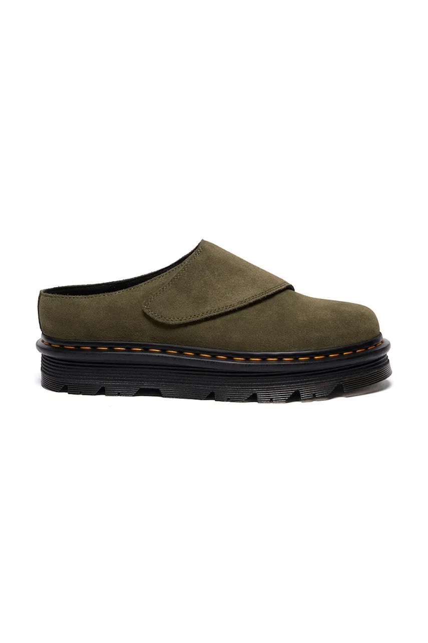 Damskie Dr. Martens klapki zamszowe ZebZag AnyWair Mule