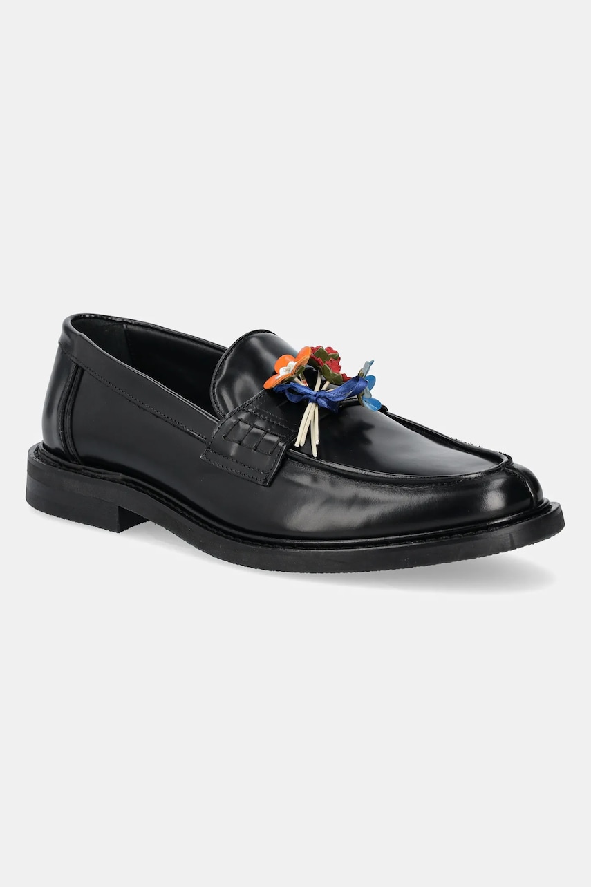 Męskie Filling Pieces mokasyny skórzane Loafer Bouquet
