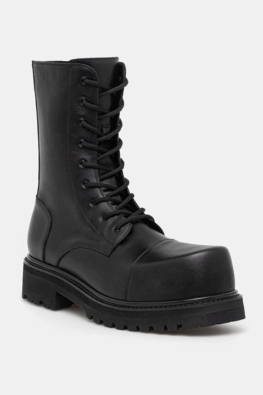 VETEMENTS workery skórzane Stomp Combat Boot