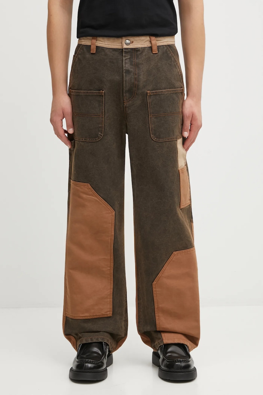 Andersson Bell jeansy Patchwork Carpenter Wide-Leg