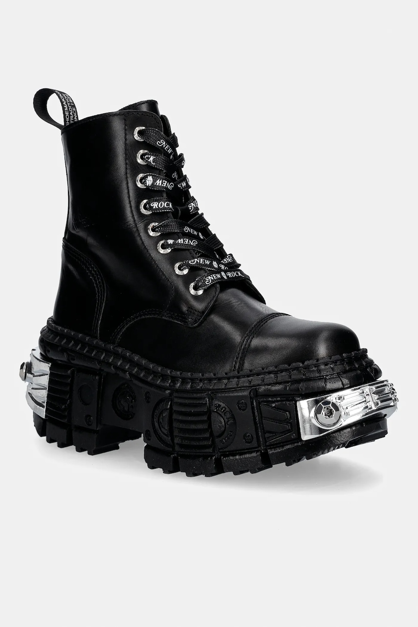 New Rock workery skórzane CRUST NEGRO, TANK CASCO NEGRO POWER *