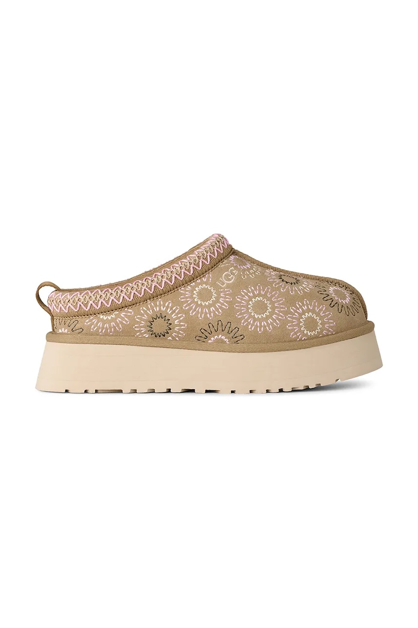 UGG kapcie zamszowe W Tazz Sun Stitch