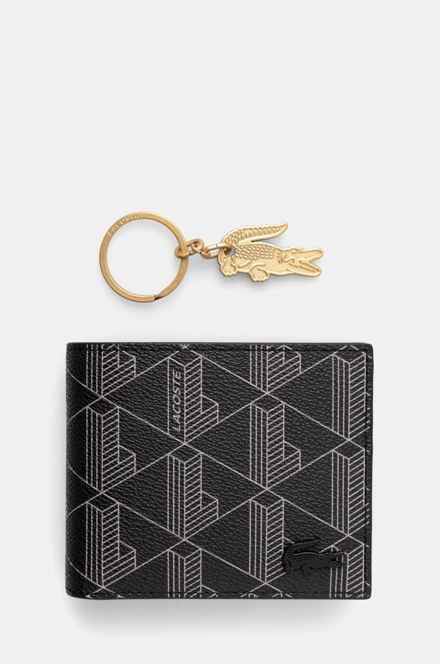 Lacoste portfel + brelok