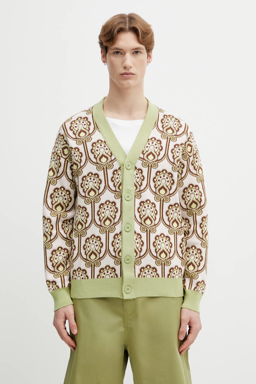 Drôle de Monsieur kardigan bawełniany Cardigan Tapisserie Florale