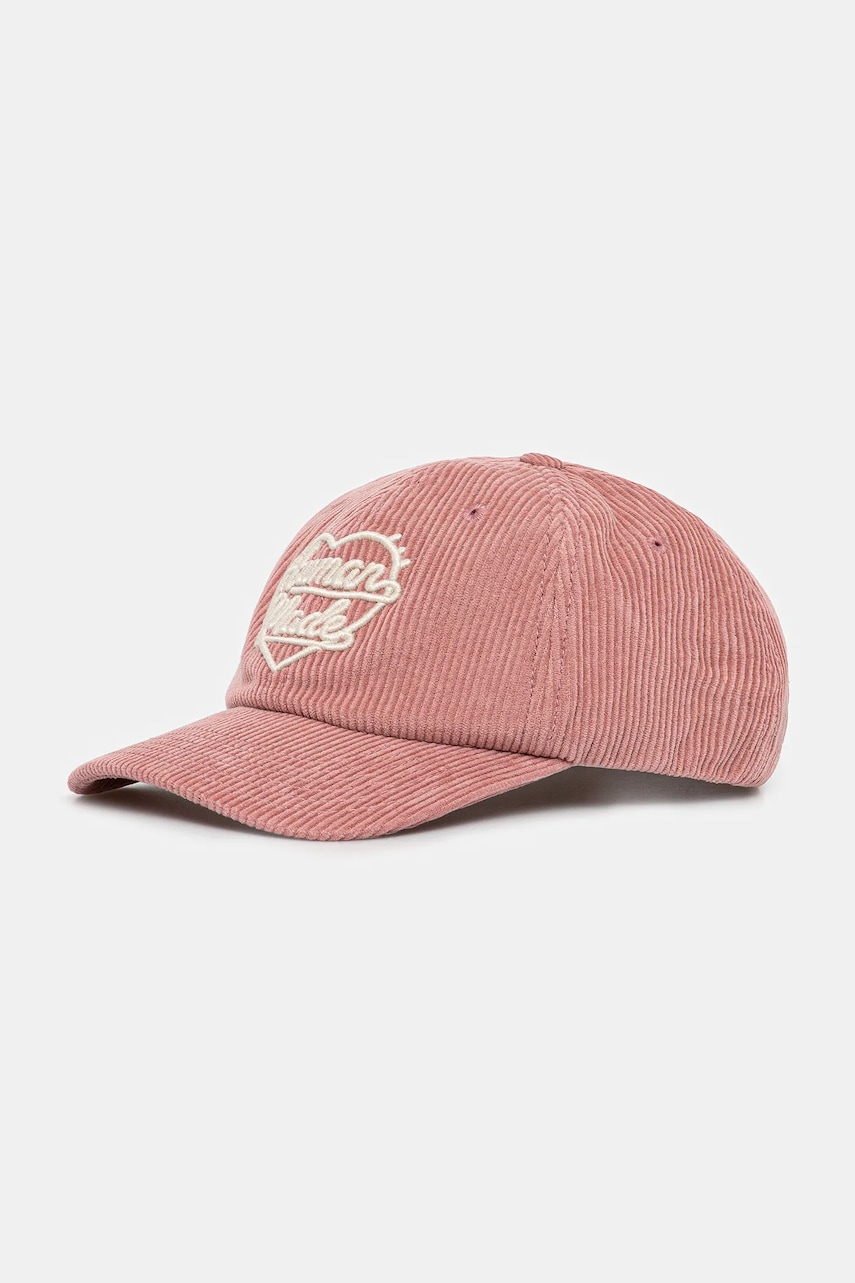 Human Made czapka z daszkiem bawełniana 6PANEL CORDUROY
