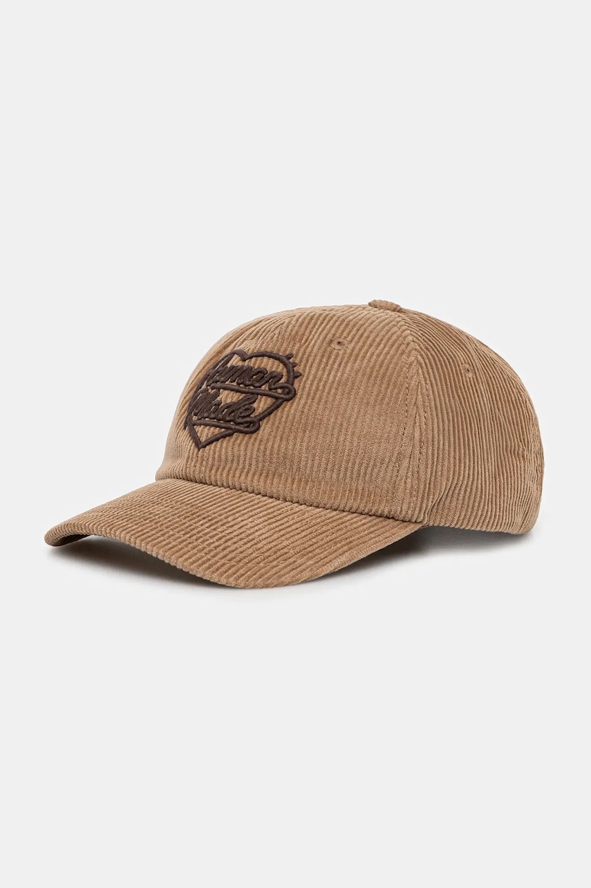 Human Made czapka z daszkiem bawełniana 6PANEL CORDUROY