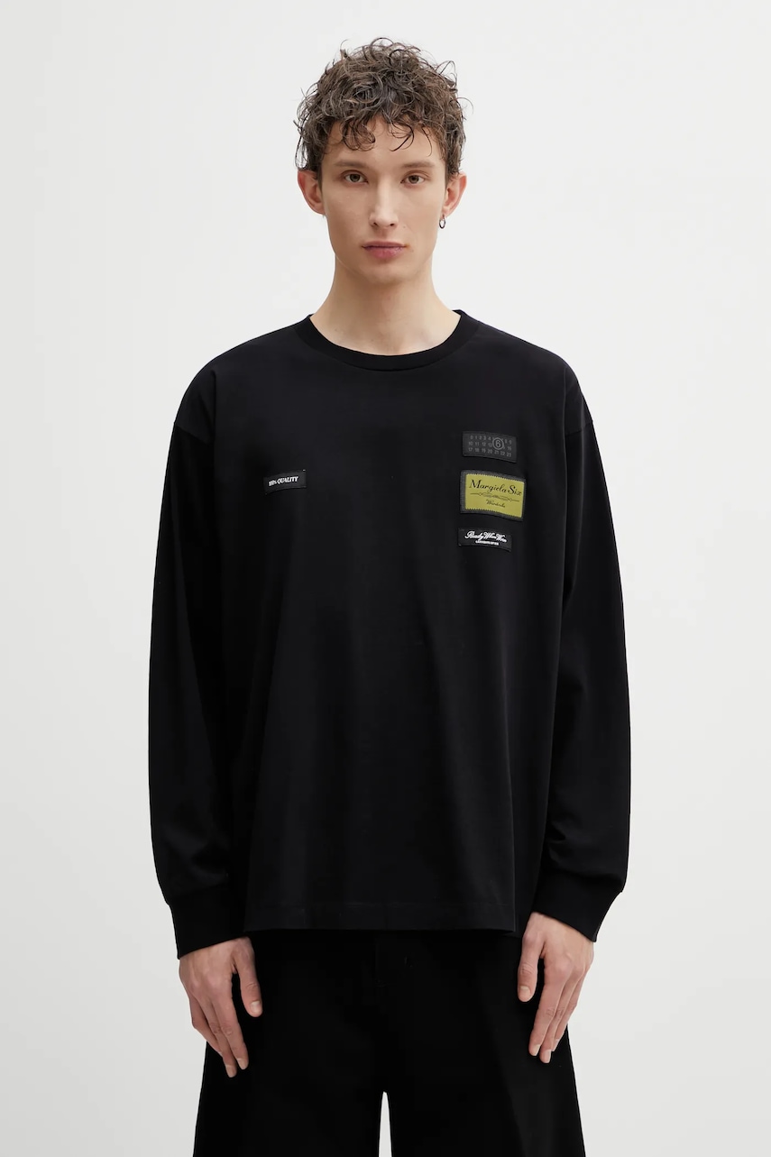 MM6 Maison Margiela longsleeve bawełniany