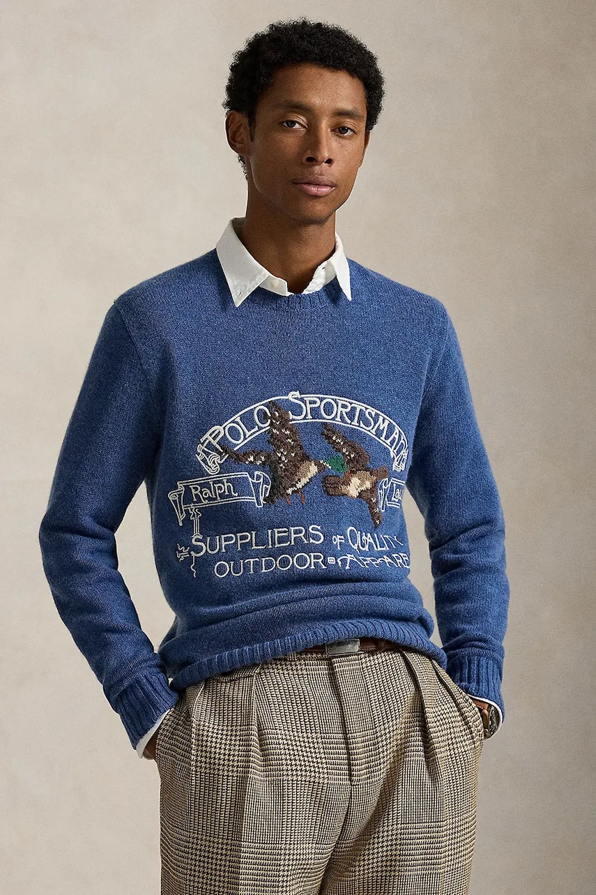 Polo Ralph Lauren sweter z dodatkiem wełny