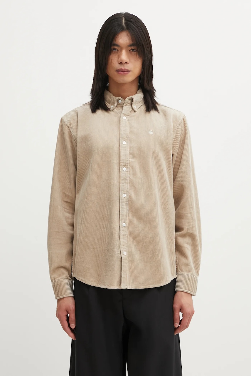 Carhartt WIP koszula bawełniana L/S Madison Cord