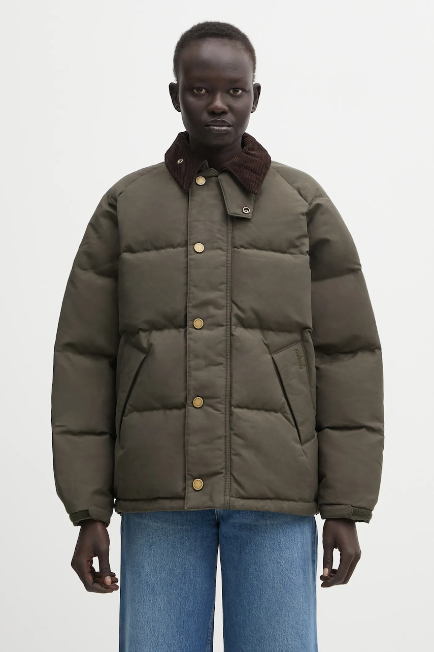 Sorel kurtka puchowa Sorel x Barbour OS Transport Wax Puffer