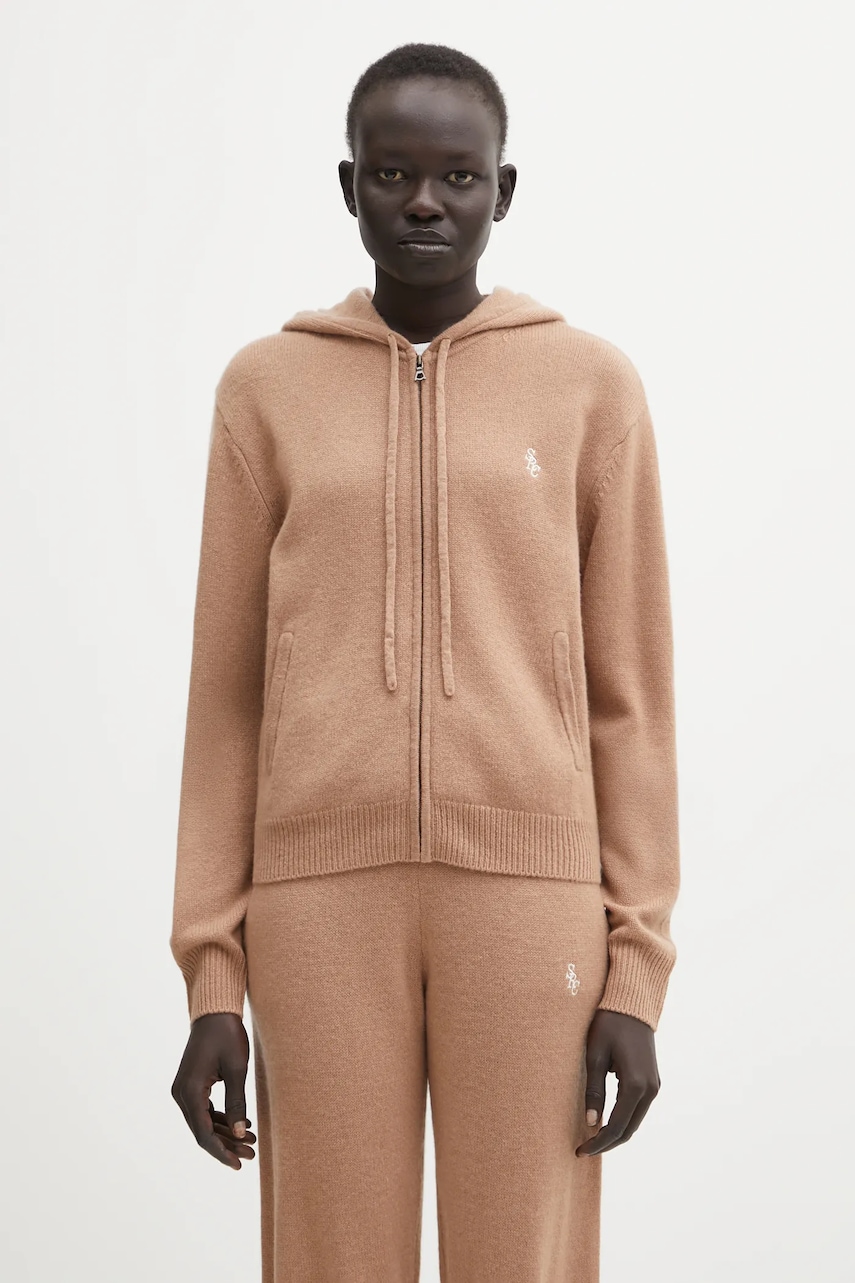 Sporty & Rich kardigan wełniany SRC Cashmere