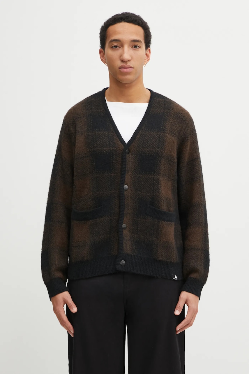 Carhartt WIP kardigan z dodatkiem wełny Everson Cardigan