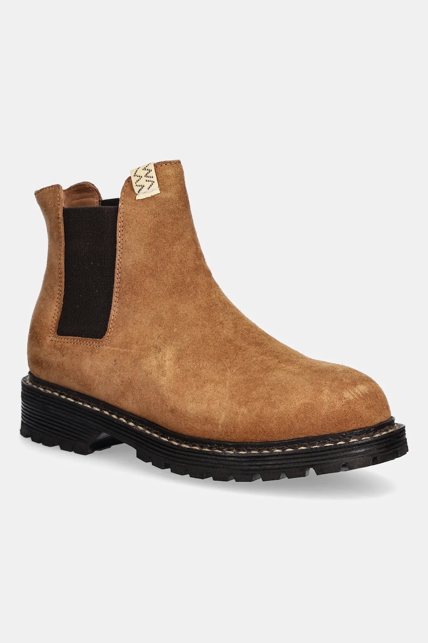 Visvim sztyblety zamszowe GORNERGRAT MID-FOLK