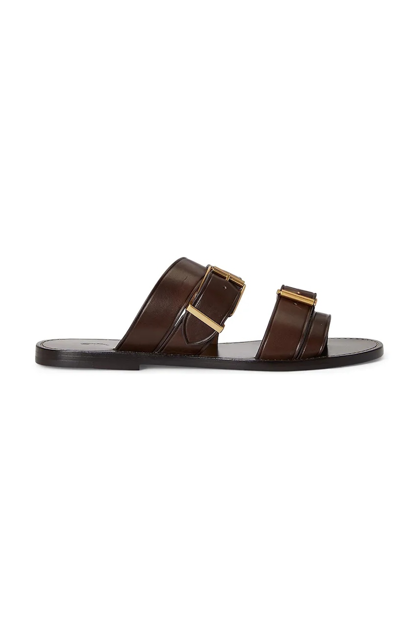 Polo Ralph Lauren japonki skórzane Bkle Slide