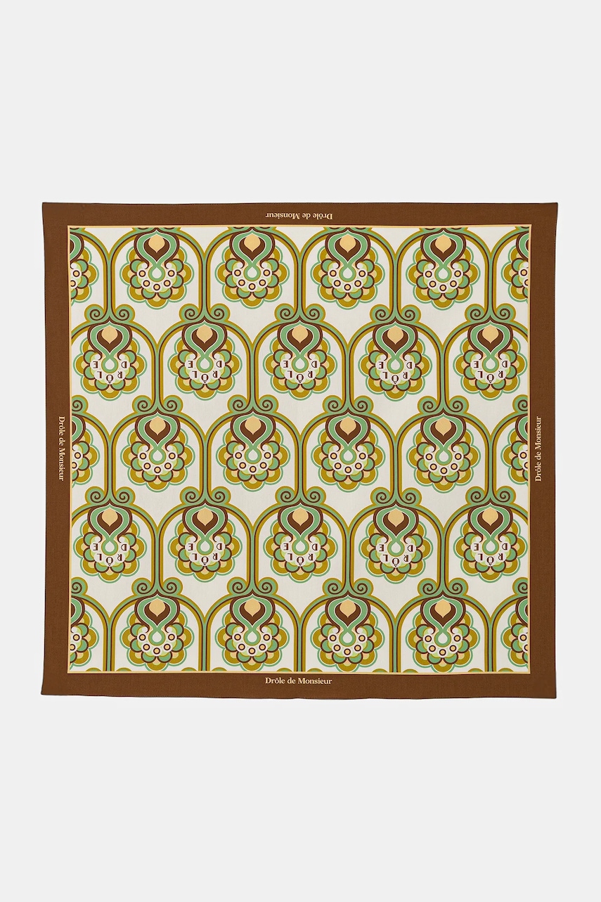 Drôle de Monsieur apaszka bawełniana Foulard Tapisserie Florale