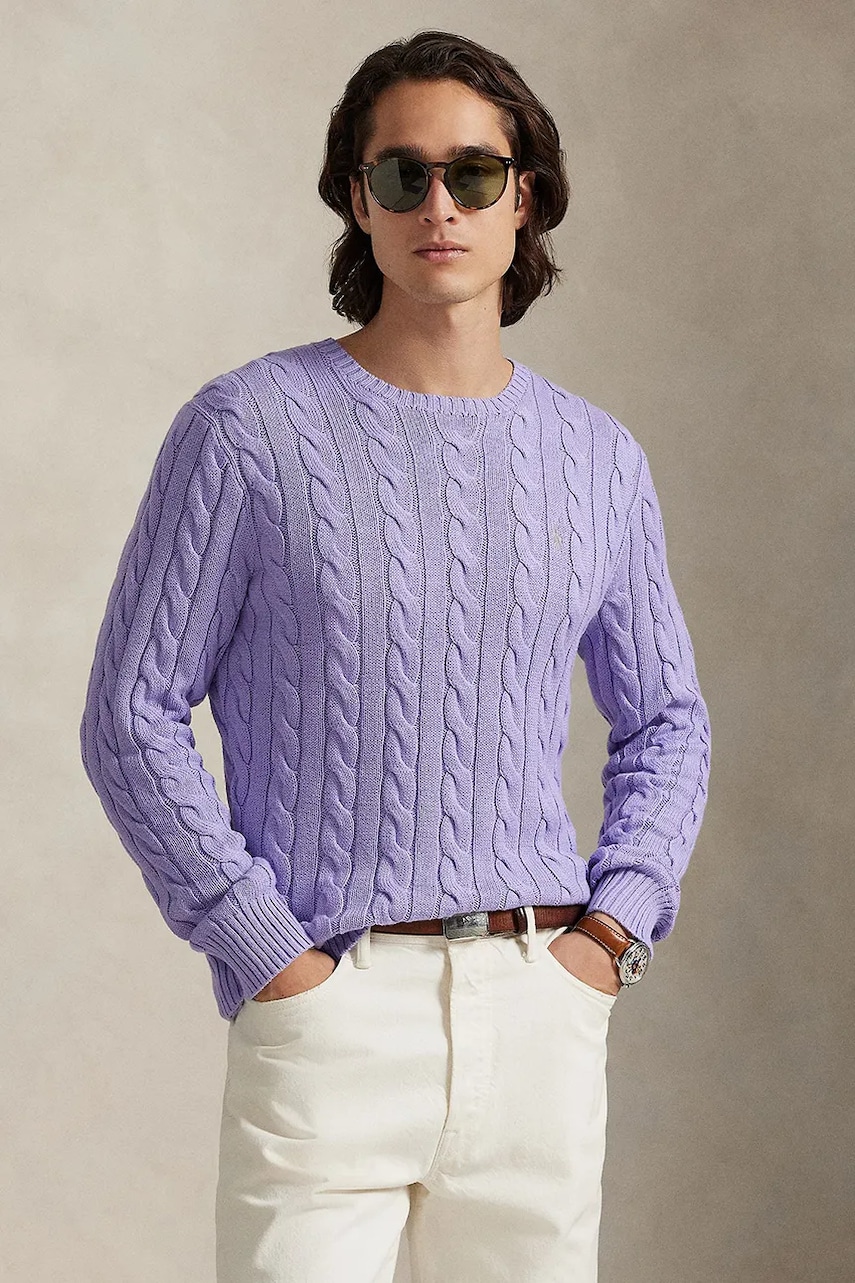 Polo Ralph Lauren sweter bawełniany 5/1 ROVING COTTON