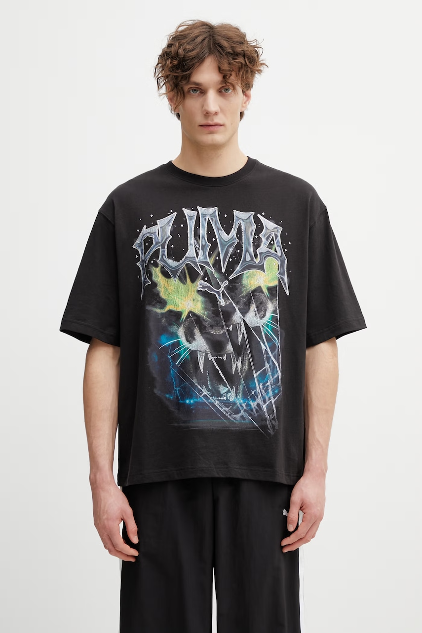 Puma Vintage Cat t-shirt bawełniany męski