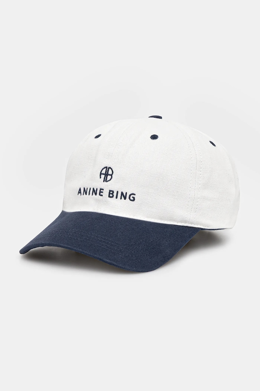 Anine Bing czapka z daszkiem bawełniana Jeremy Baseball Cap